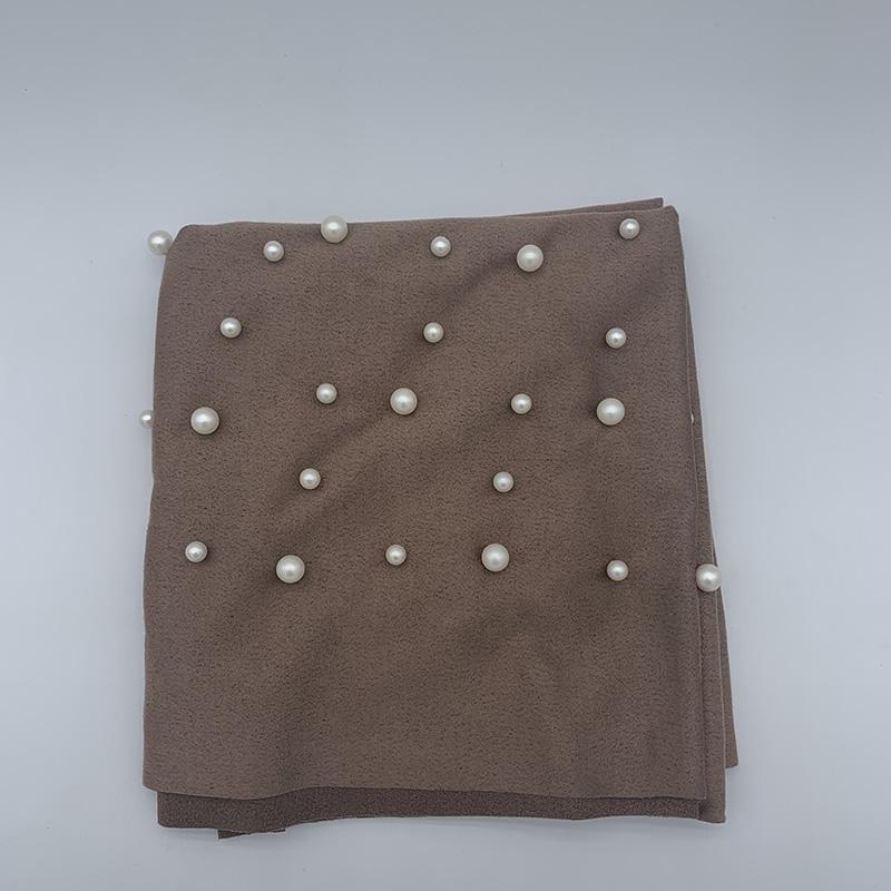 New Muslim Suede Turban Caps Twist Velvet Beading Hijab Bonnet Woman Indian Hat Head Wraps Turbante Femme Musulman