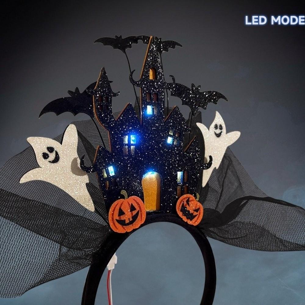 Castle Halloween Hair Hoop White Ghost Ghost Hairband Halloween Headband  Festive Decorations