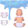 Doll Diapers Doll Underwear Doll Bibs for Baby Dolls Toy Doll Accessories Suitable for Infant Baby Doll Gift for Girls Boys