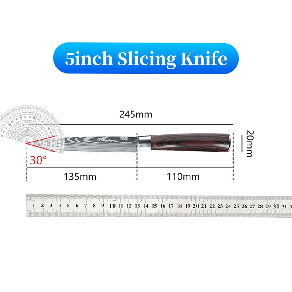 5 Zoll Allzweckmesser 7CR17 Edelstahl Küchenmesser Hohe Qualität Super Kochmesser Hübsches Schälen Scharfe Kochwerkzeuge Geschenk