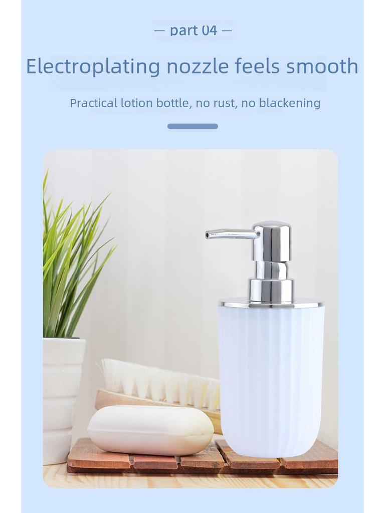 Achtteiliges Badezimmer-Elektroplattier-Waschset im europäischen Stil