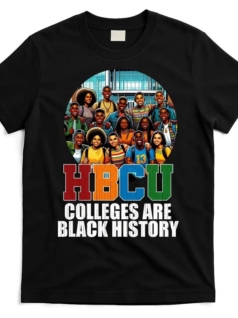 Men S HBCU Colleges Are Black History Month T-Shirt - Vintage Graphic Tee with H S