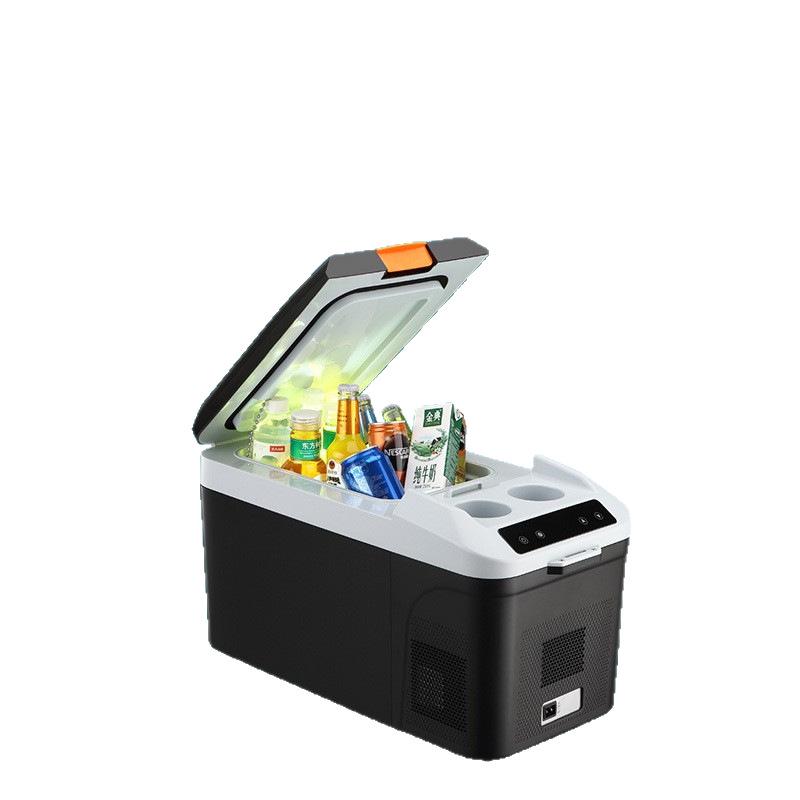 Portable Dual-Use Mini Compressor Refrigerator for Car, Home & Camping