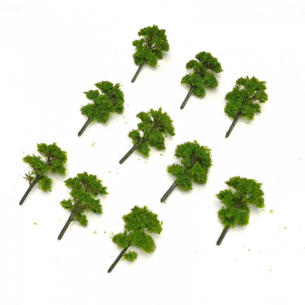 Architectural Model tree Scenery Layout Green Plastic Accessories Wargame