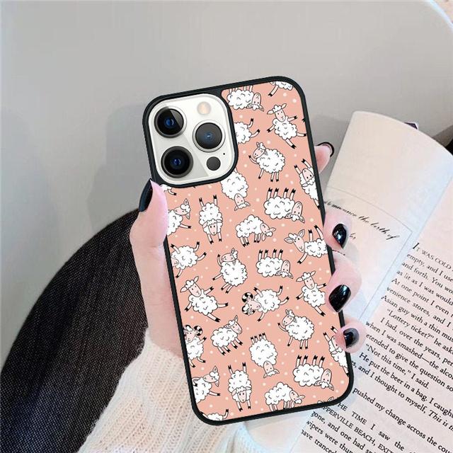 Colorful Sheep Coque Shell For iPhone 17 Air 15 16e 14 13 12 Pro Max 11 Pro Max Plus Phone Case Cover