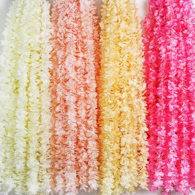 Artificial Wisteria Flower Garland Faux Wisteria Hanging Flower Vine for Home Wedding Arch Wall Garden Decoration