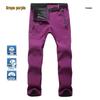 Men's and Women's Windproof Softshell Fleece Pants for Skiing, Mountaineering, and Outdoor Sports - Slim Fit, Plus Size, Autumn/Winter.