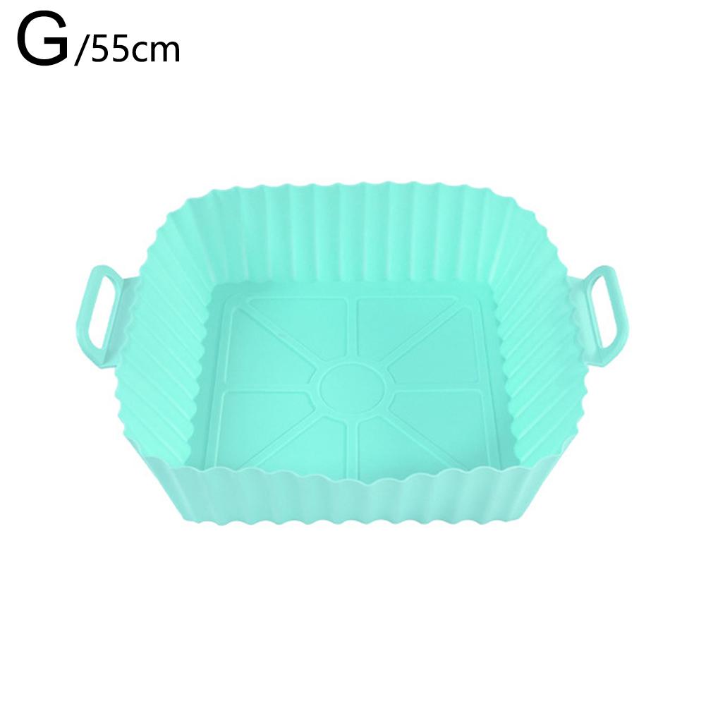 Reusable Silicone Basket Airfryer Baking Tray Silicone Mold for AirFryer Pizza Fried Chicken Basket Air Fryer Liners Accessories