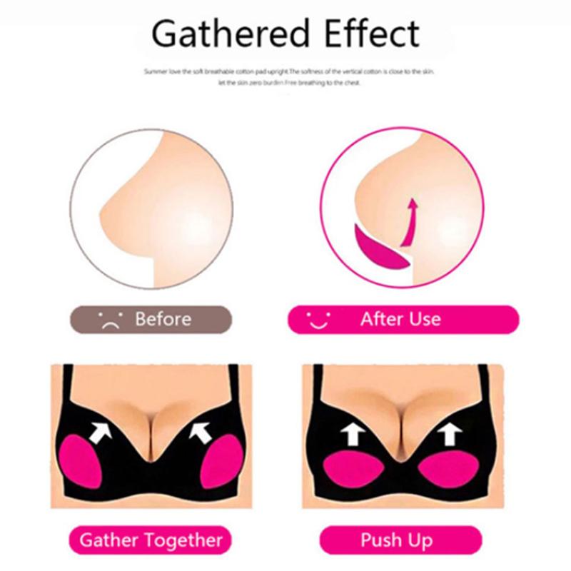 Invisible Bra Pads Push Up Sponge Bra For Wedding Dress Magic Bra Strapless Backless Bralette Tops Plus Size Bras For Women