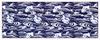 Tenugui Made in Japan Rough Waves Niwa-zome (hand towel) - Chu-dyed, 100% cotton, -