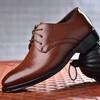 Fashion Social Shoe Male Spring Autumn Office Pointed Toe Men's Formal Shoes Low Price Cheap Liquidation Clearance Elegant and Classic