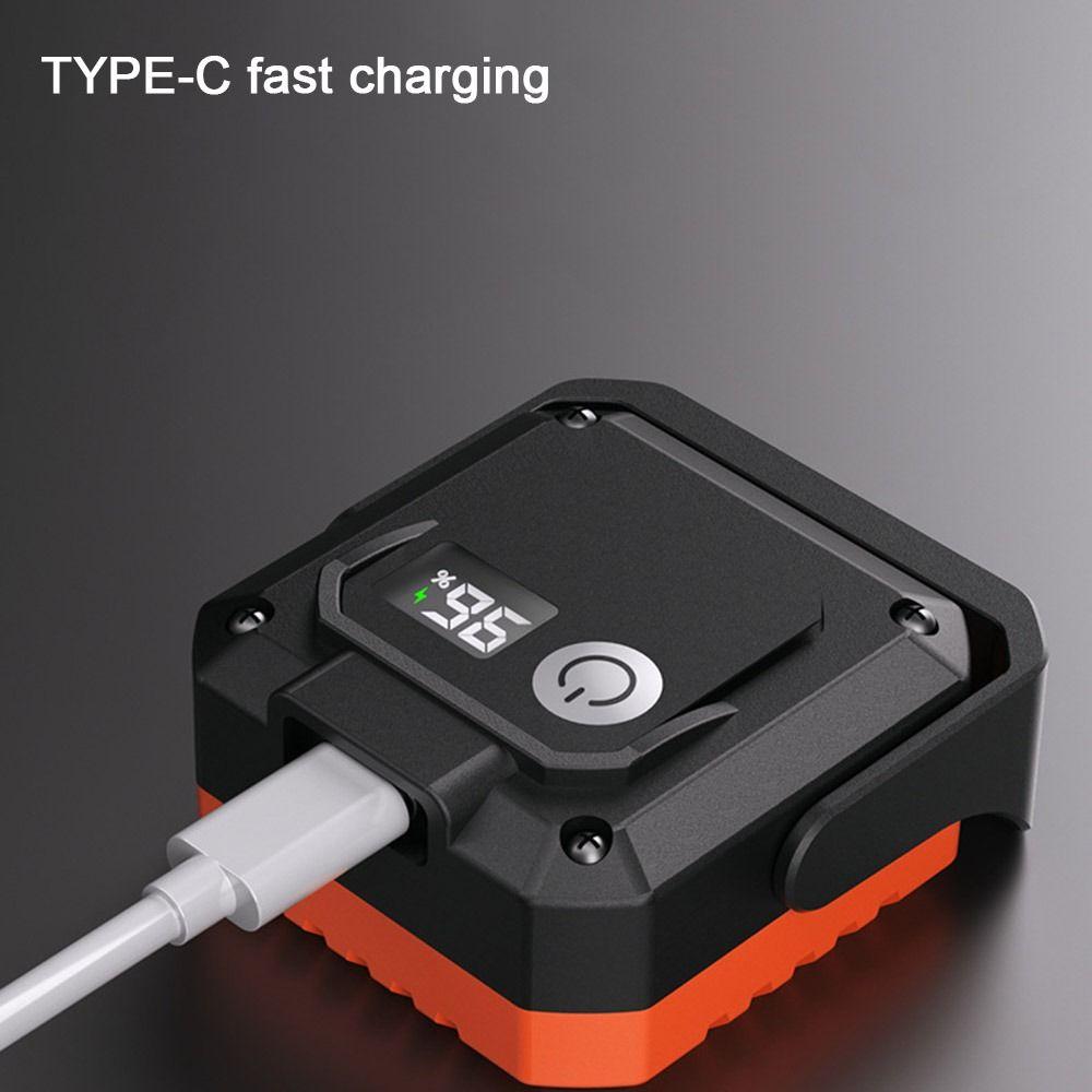 Adjustable Bracket Camping Lamp Strong Magnetic Adsorption Floodlight  Nighttime Lighting