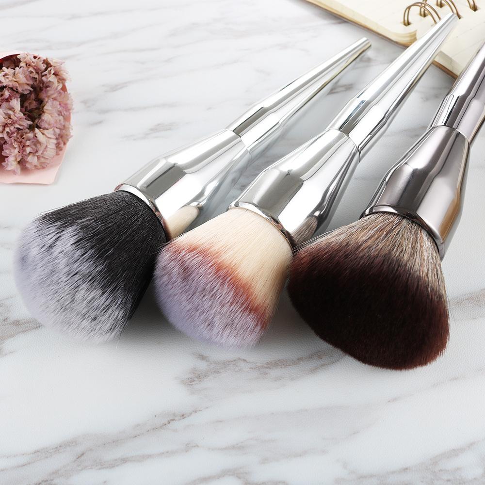 Single Large Loose Powder Brush Makeup Brush Single Pointed Handle Loose Powder Blush Brush Honey Brush Makeup Tool