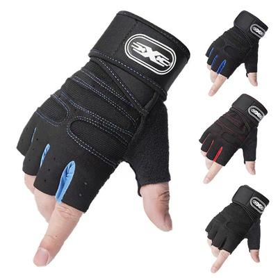 Guanti Sportivi Outdoor per Uomo Donna Polsino Fitness Palestra Ciclismo Escursionismo Boxe Esercizio Allenamento Allenamento Polsino Lungo Senza Dita