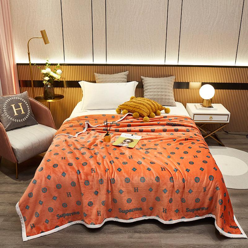 

Новое одеяло с принтом, Одеяло Marten, Одеяло для дивана, Утолщенное подарочное одеяло, Ворсовое одеяло, Одеяло Farai 200cmx230cm