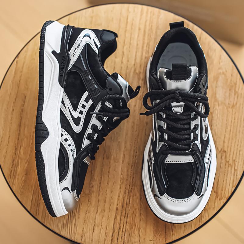 

Men s Fashionable and Breathable Korean Board Shoes for Trendy Daily Commuting and Dating Outfits 44 чёрный