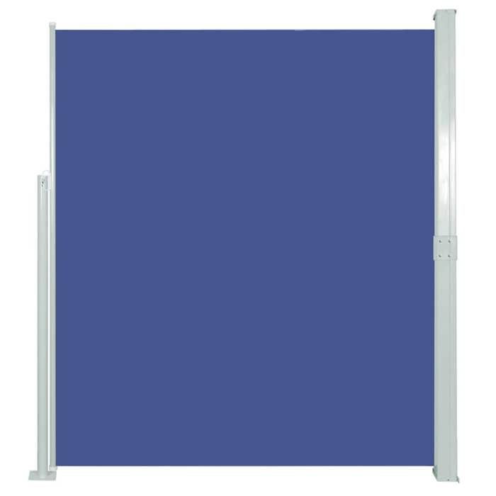 VidaXL Auvent latéral rétractable de patio 140x500 cm Bleu