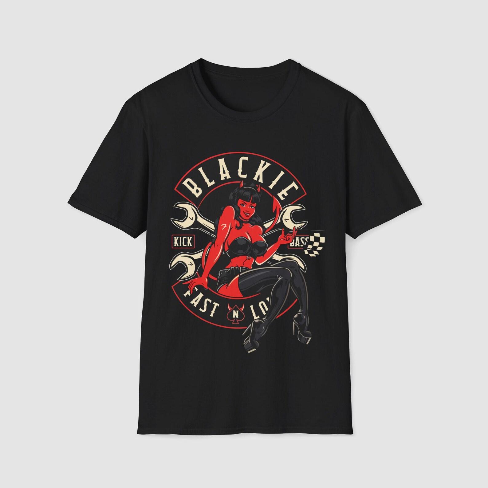 Demon Girl Fast n Loud Biker (unisex tshirt) 2XL