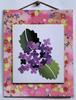 Collage Colored Paper Handmade Kit Chirimen Collage "Hydrangea"