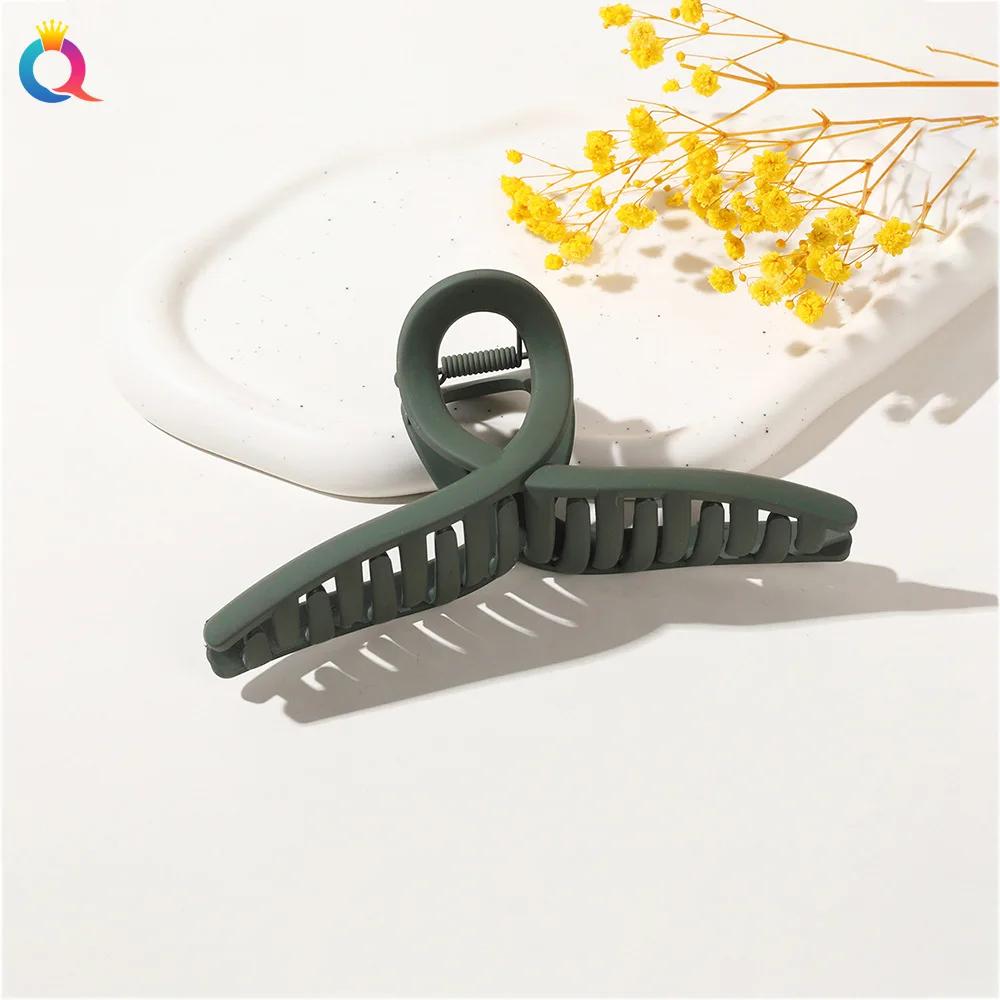 11-13cm Vintage Cross Hair Clip Large Barrette Crab Hair Claws Bath Ponytail Clip for Women Girls Claw Clip Hair Accessories