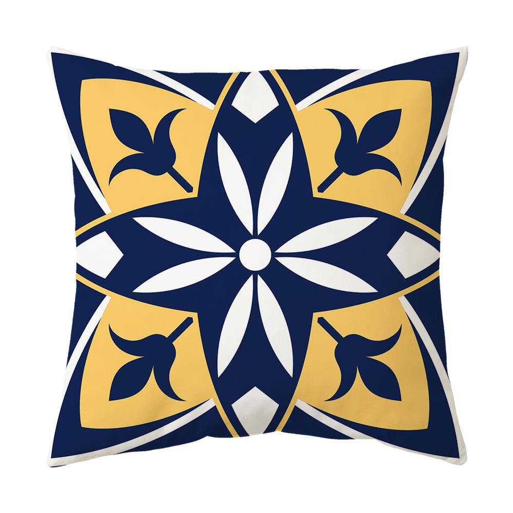 Pillow Retro Pillow Cover Sofa Cushion Car Cushion Cover Bohemian Bedside Bay Window Large Backrest