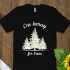 Funny Tree Lover T Shirt Sweat Or Amp Quot Horny For Trees Eco Meme Vintage Designer Clothes Versatile Comfortable Homme