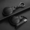 Kožený kryt na klíče od auta pro BMW MINI COOPER S ONE JCW F54 F55 F56 F57 F60 CLUBMAN COUNTRYMAN Držák na dálkový ovladač Shell Keychain