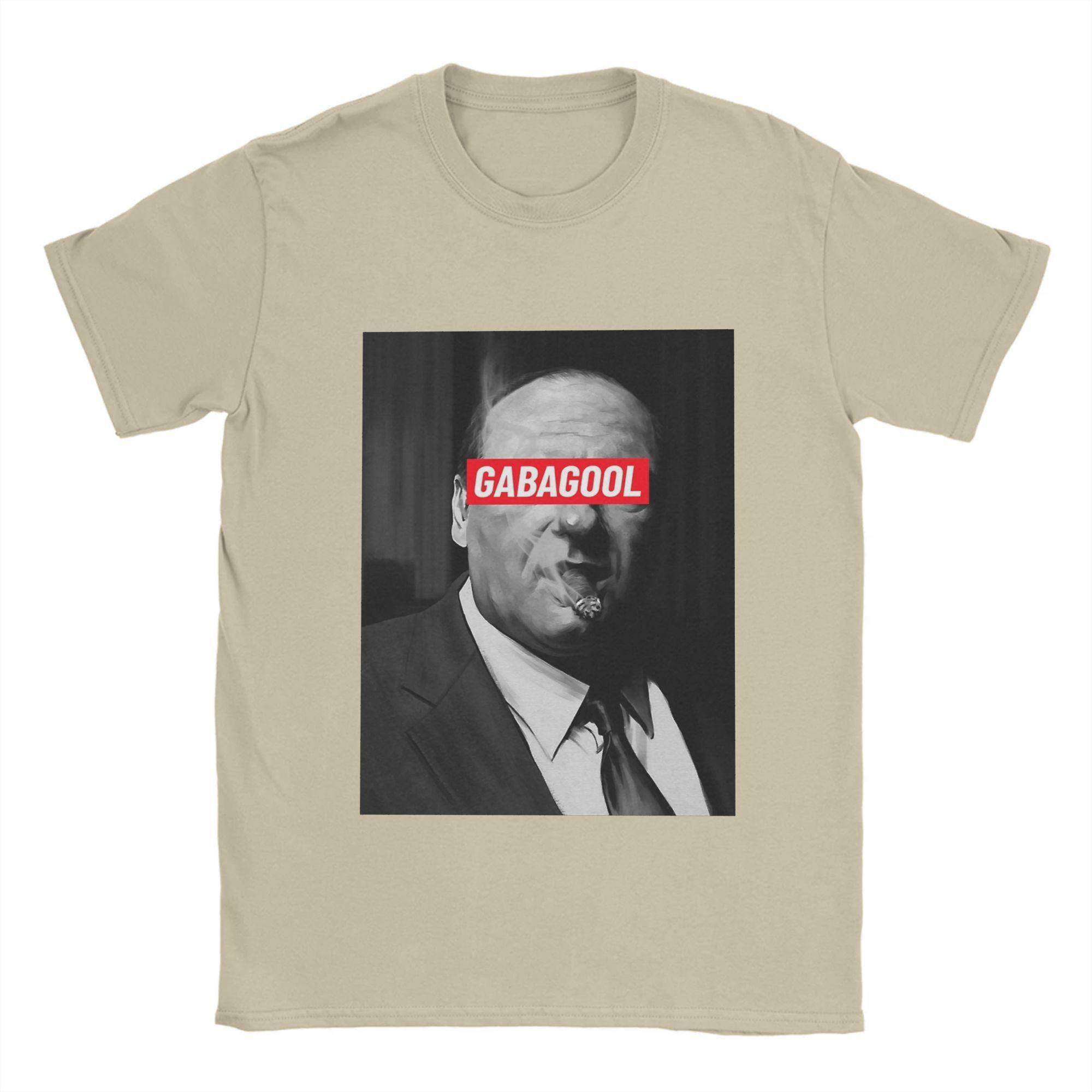 BenberFashion Tony Soprano Gabagool T-shirt Zomer Harajuku T-shirts Mannen Katoen Ronde Hals 4XL 5XL 6XL T-shirts Korte Mouw Y2K Grappige Tops 3XL
