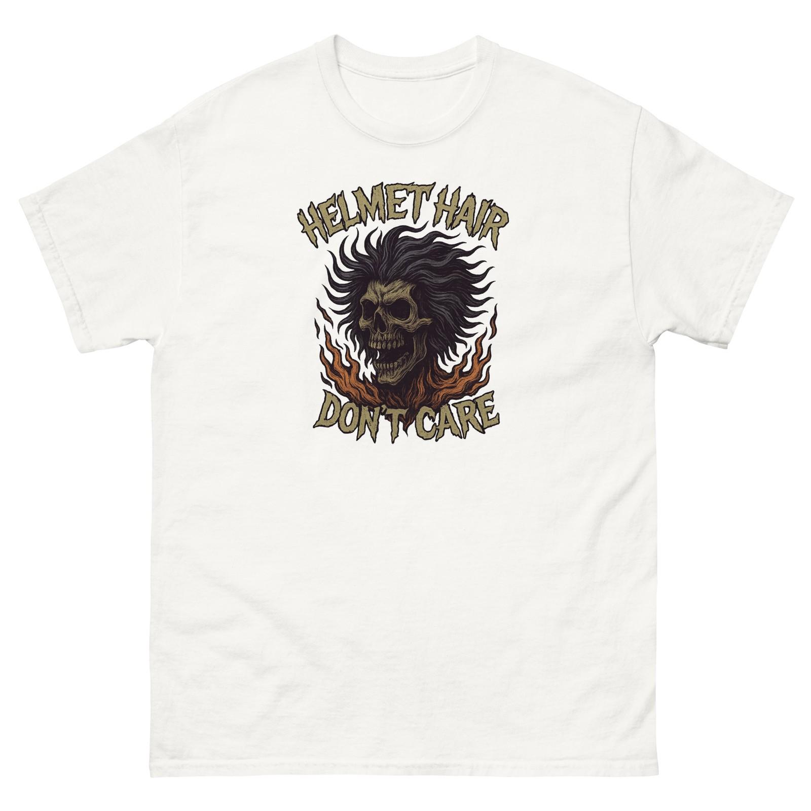 Biker Skull Helmet Hair Care Free Rider Spirit T-Shirt S разноцветный