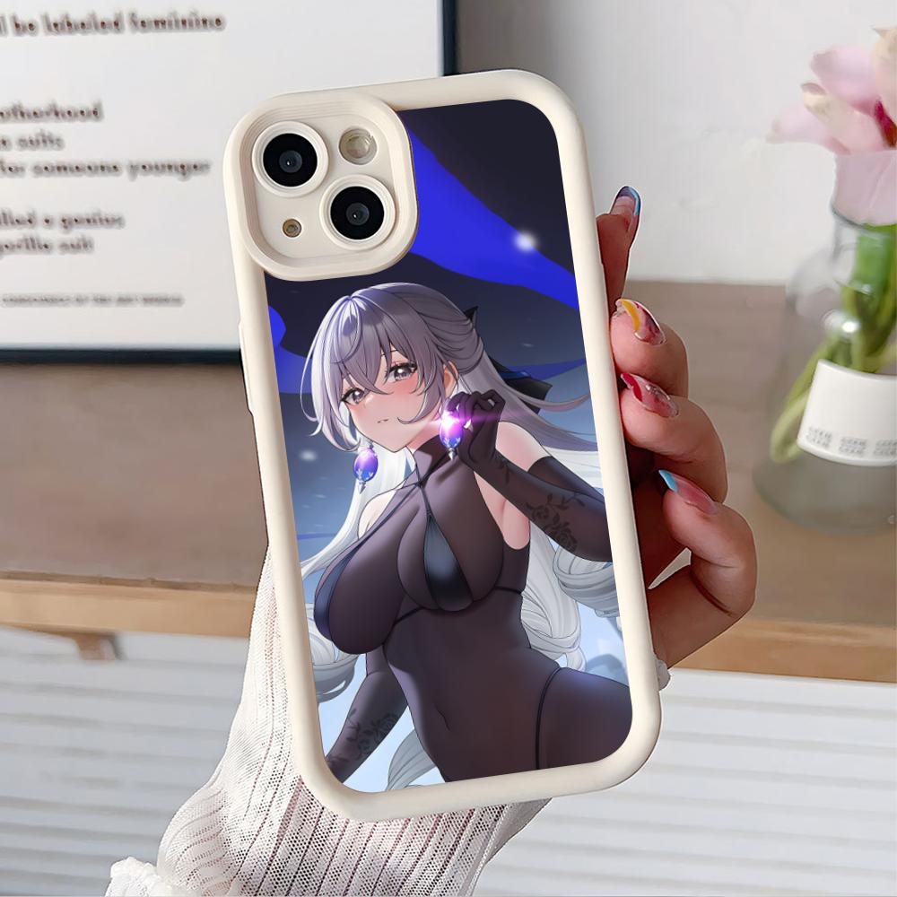 HSR Bronya Verdikte TPU Mobiele Telefoonhoesje voor iPhone 17 16 15 14 13 12 11 Air Pro Max Plus Kleurrijke Cover
