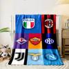 Italian Football Club Logos Blanket print blanket soft and cozy perfect for the living room bed sofa or a nap,gift