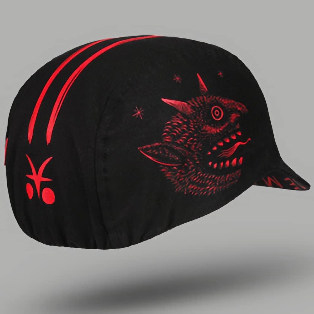 Bellow Cyclist DEMON INSIDE Black Cap,
