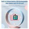 Kids Selfie Camera Christmas Birthday Gifts Girls Age 3-9 20MP Digital Cat Kitty Cameras Toddler Portable Toy 3 4 5 6 7 8 Year Old Girl 32GB SDCard