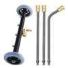4000PSI Car Chassis High Pressure Washer 16 Inch Car Under Body Washing Washer With 2 Extension Rod & 60 Degrees Angled Rod