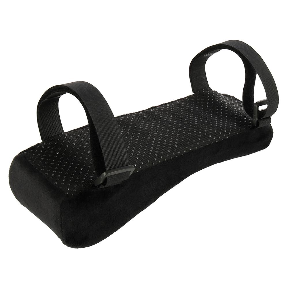 Office Chair Armrest Pads Black Curved Armrest Cushion Soft Elbow Pillow Universal Gaming Chair Wheelchair Armrest Elbow Cushion