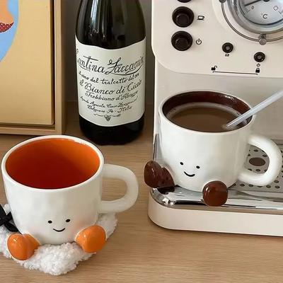 Handgeformte Füße Keramik Kaffeetasse Niedliche Fußform Keramik Kaffeetasse Für Zuhause Büro Kreatives Küchengeschirr Geschenke Für Frauen Männer