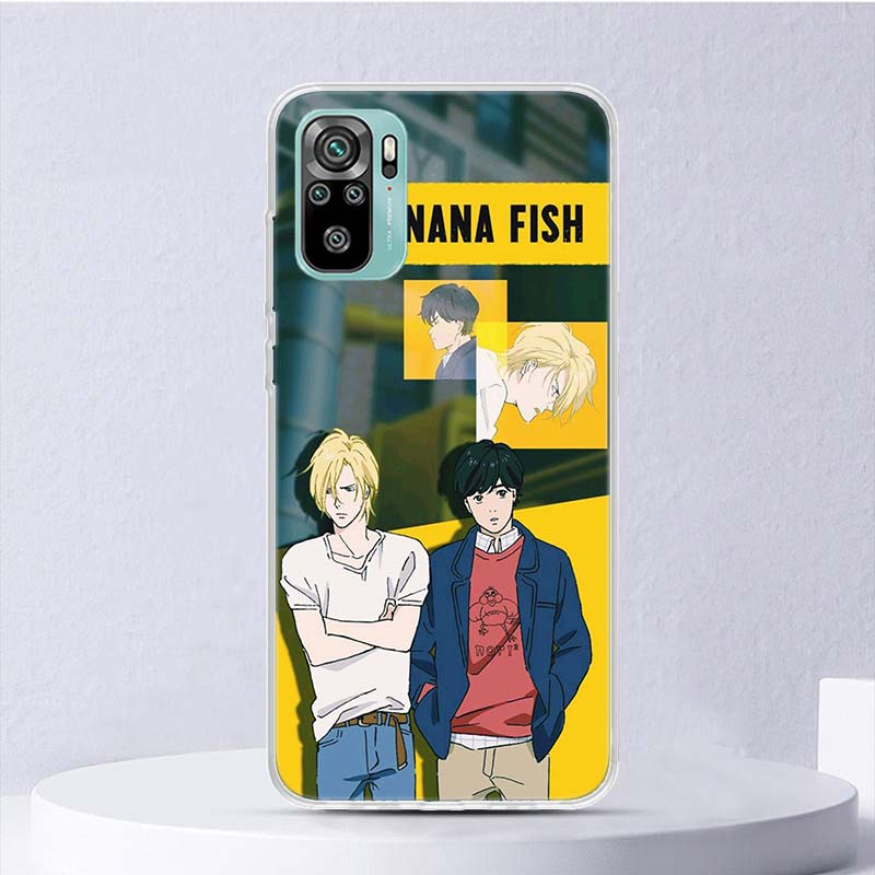 Banana Fish Anime Soft Case For Xiaomi Redmi Note 14 13 12S 11S 10S 12 Pro Plus Phone Cover 11 10 11E 11T Note14 Shell Coque Not