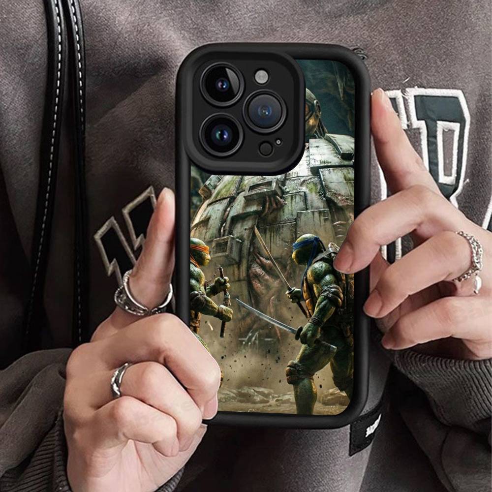 Cartoon N-Ninja T-Turtles Phone Case For IPhone 11 12 13 16 15 17 14 Pro Max Soft Funda Silicone Cover