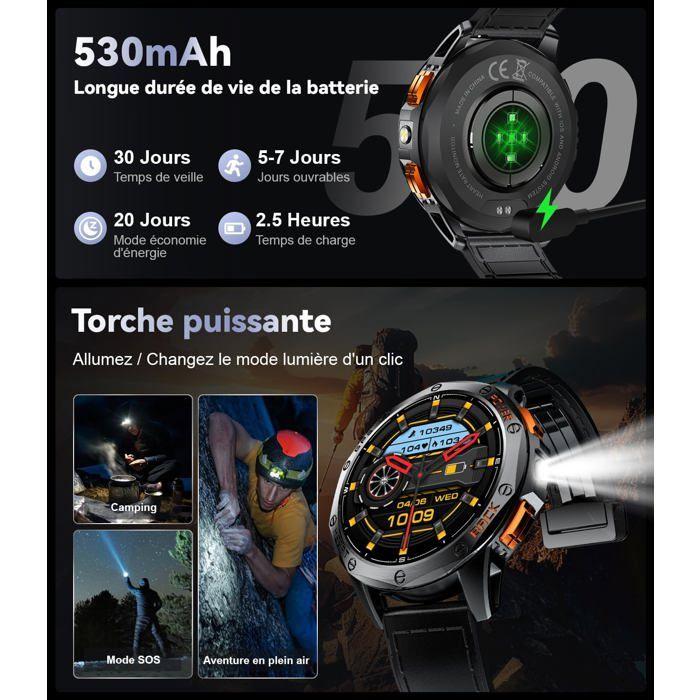 Montre connectée - ZIG-ZAG TERRITOIRES - HIRREO 2025 - GPS intégré - 10 ATM étanche - Autonomie 30 jours