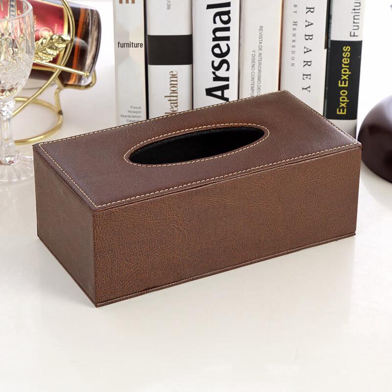 

Stylish Wall-Mounted Leather Tissue Box