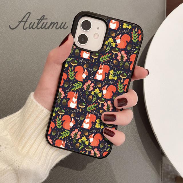 

Cartoon Animal Squirrel Phone Case for iPhone 17 Air 15 16 16e 11 12 13 14 Pro Max Plus coque Fundas Shell iPhone 13