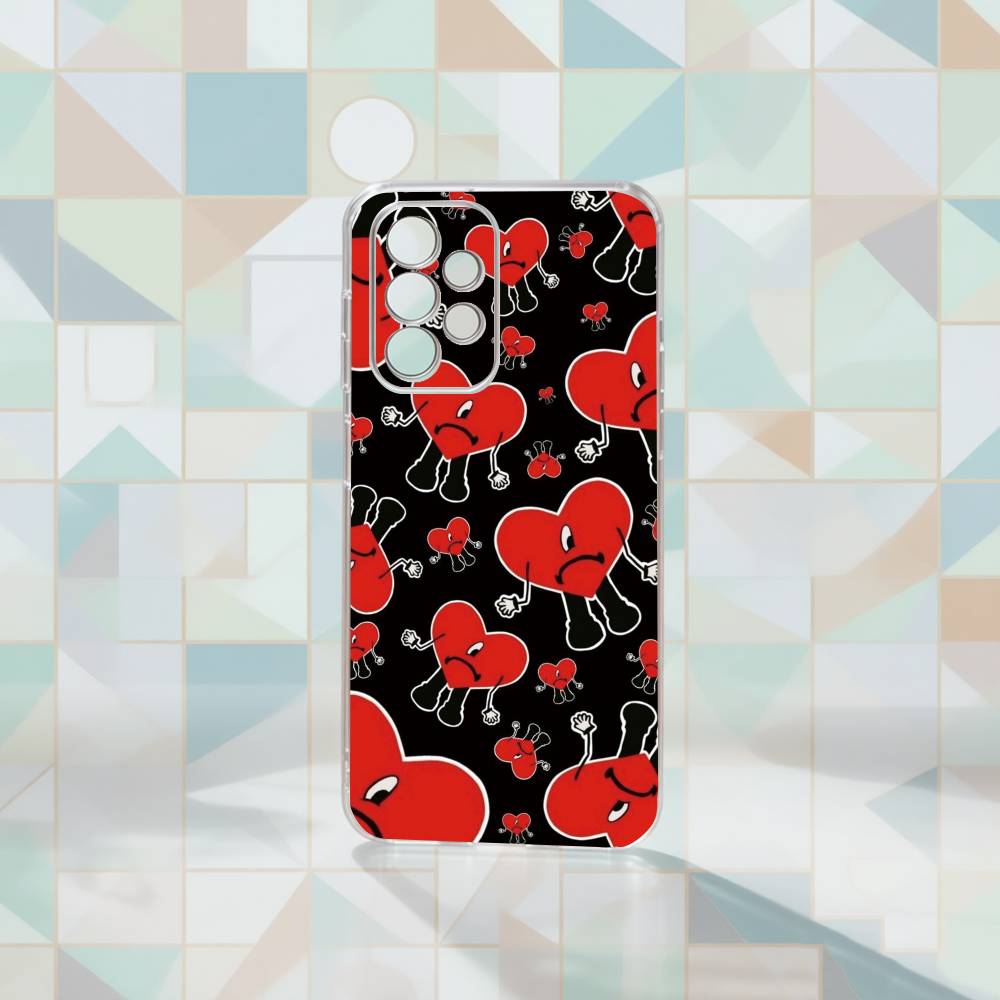 Bad B-bunny F-fondo Phone Case For Samsung S25,S24,S21,S22,S23,S30,Ultra,S20,Plus,Fe Transparent Cover