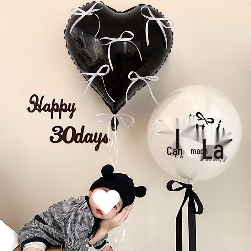 Baby Milestone Photo Props: 30/100 Days Balloons & Decorations for Boys & Girls