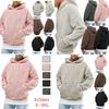 Men Winter Fluffy Hoodie Pullover Stylish Fleece Sweatshirt For Ultimate Warmth