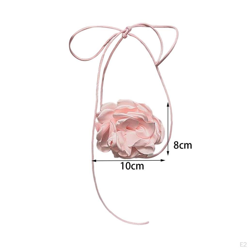 Floral Collar Necklace - Blooming Petal Charm