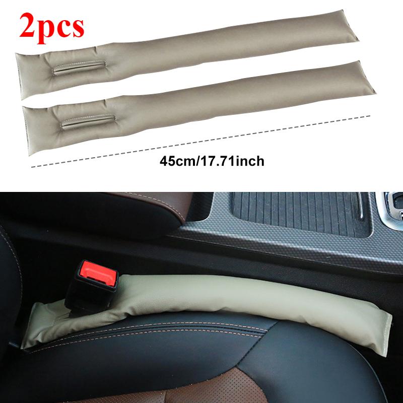 

2 шт. кожаный наполнитель для автомобильного сиденья, мягкая боковая заглушка, герметичная полоса для заполнения щелей, чехол для автомобильного сиденья, аксессуары для салона автомобиля серый