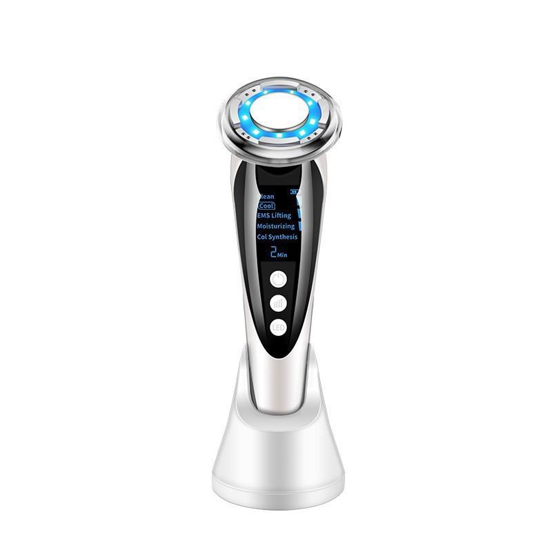 Dispositivo de Lifting Facial com Microcorrente EMS – Rejuvenescimento com Fótons & Quente/Frio, Massageador para Aperto & Firmeza da Pele para Uso Doméstico