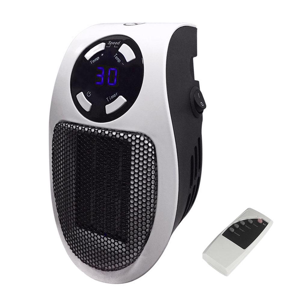 500W Portable Electric Heater Mini Fan Heater Desktop Household Wall Handy Heating Stove Radiator
