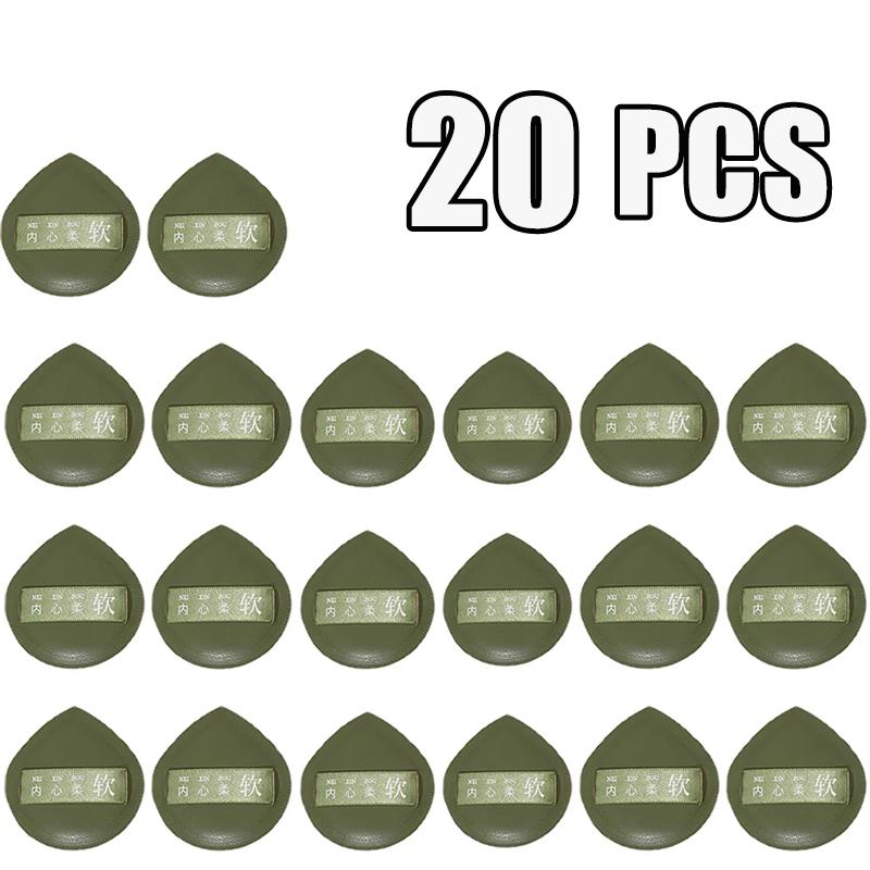 30 PCS Air Cushion Cosmetics Puff Facial Concealer Foundation Natural Sponge Soft Makeup Puffs Wet Drying Use Puffs Makeup Tools