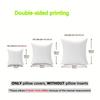 4pcs Pcs Christmas Tree & Snowflake Throw Pillow Covers - Double-Sided Zipper Cushion Cases Suitable Bedroom Car Office, Machine Washable Green Snowfl